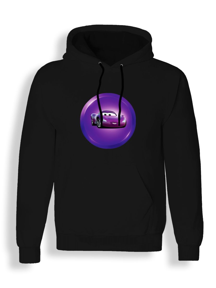 Худи унисекс СувенирShop Тачки/Cars/Молния Маккуин 12 черное 2XL