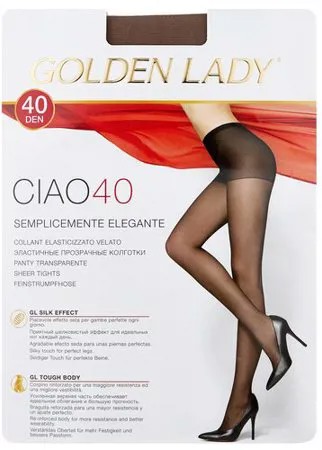 Колготки Golden Lady Ciao, 40 den, размер 4/L, бежевый, коричневый