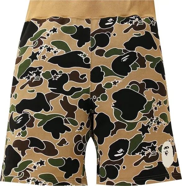 Шорты BAPE Sta Camo Sweat Shorts 'Yellow', желтый