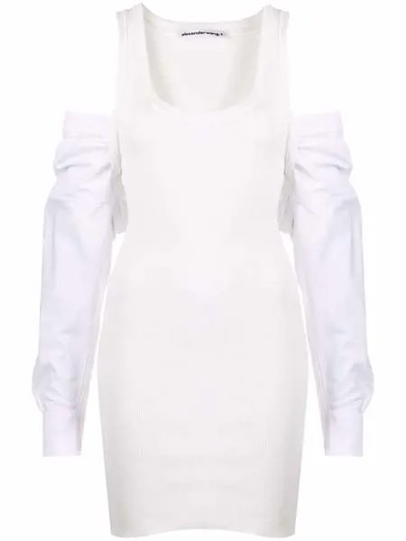 Alexander Wang платье с открытыми плечами