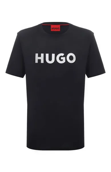 Хлопковая футболка HUGO