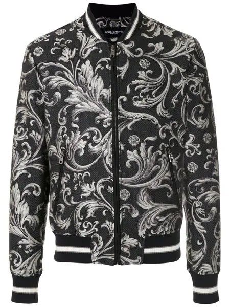 Dolce & Gabbana бомбер с принтом