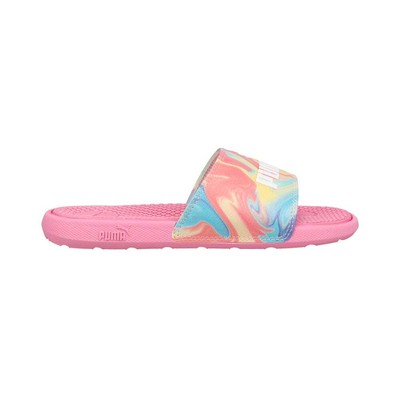 Повседневные сандалии для девочек Puma Cool Cat Swirl Slide, размер 3 M, 38590701
