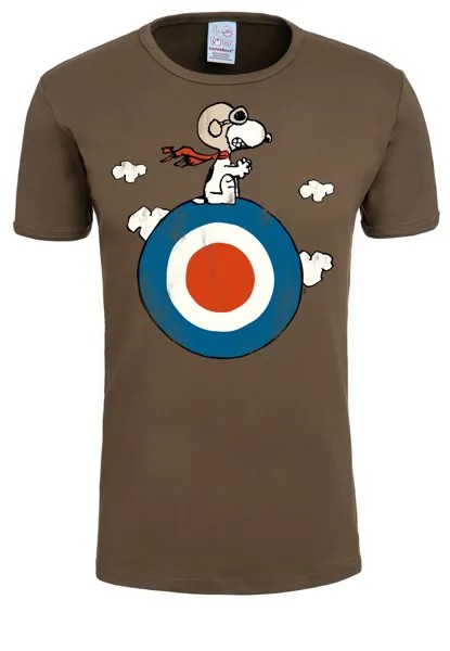 Футболка Logoshirt, цвет Brown/Mixed Colors