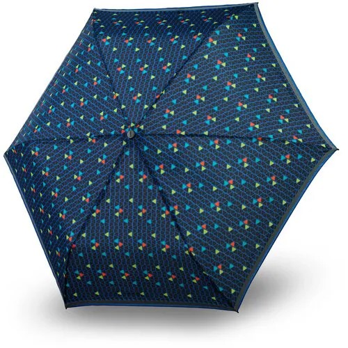 Зонт Knirps детский механический X.050 Rookie Manual TRIPLE BLUE REFLECTIVE 95 6050 8539