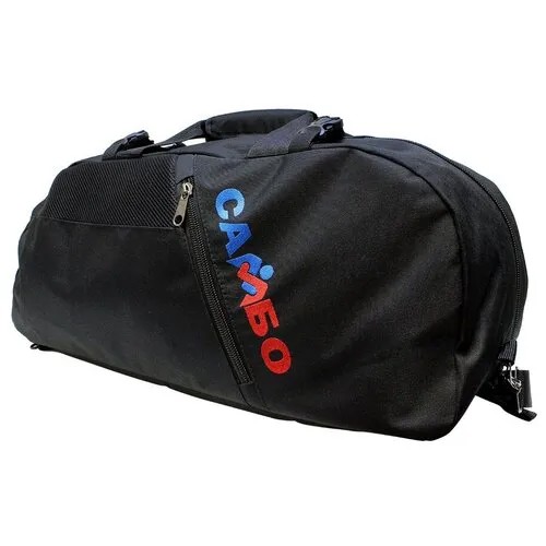 Сумка спортивная сумка-рюкзак STAR FIGHT, 60 л, 35х30х65 см, черный