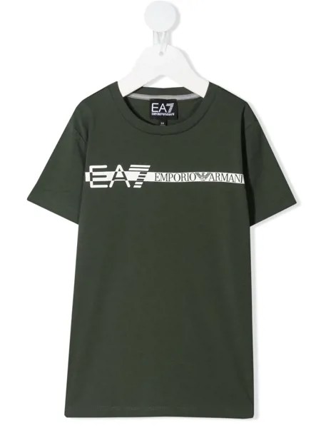 Emporio Armani Kids футболка с логотипом