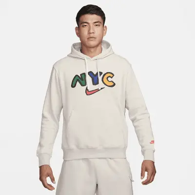 Худи Nike Sportswear Club Fleece, цвет Oatmeal Heather/Sail