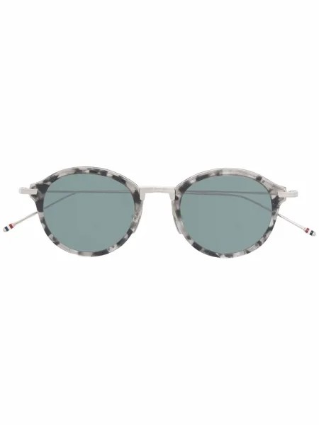 Thom Browne Eyewear солнцезащитные очки в круглой оправе