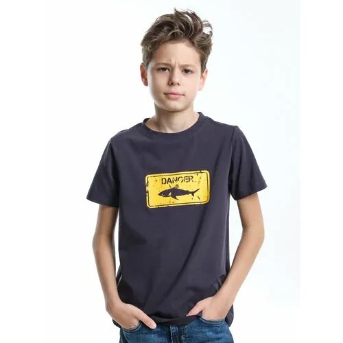 Футболка Mini Maxi, размер 122, серый