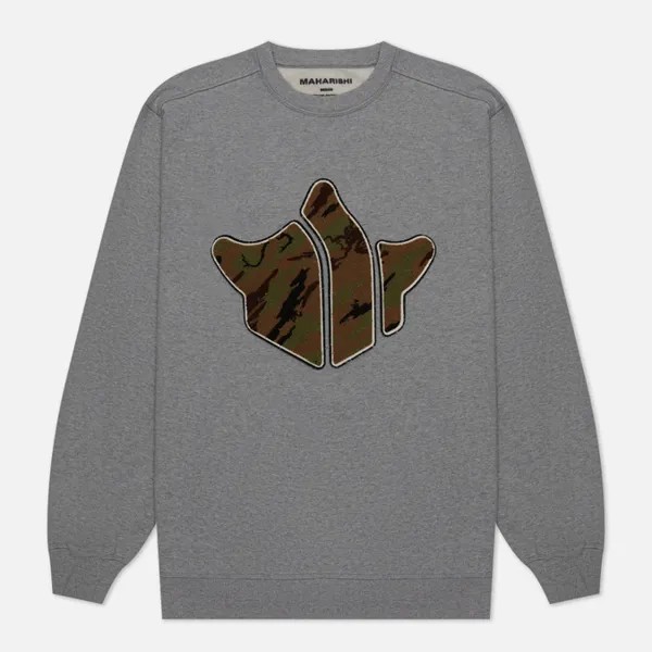 Мужская толстовка maharishi Maha Temple Crew Neck серый, Размер L