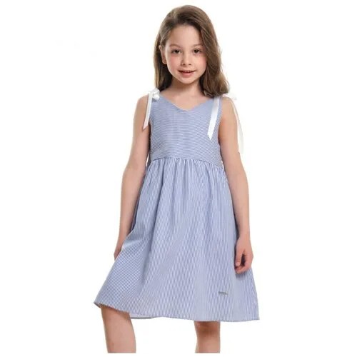 Платье для девочек Mini Maxi, модель 7532, цвет синий, размер 98