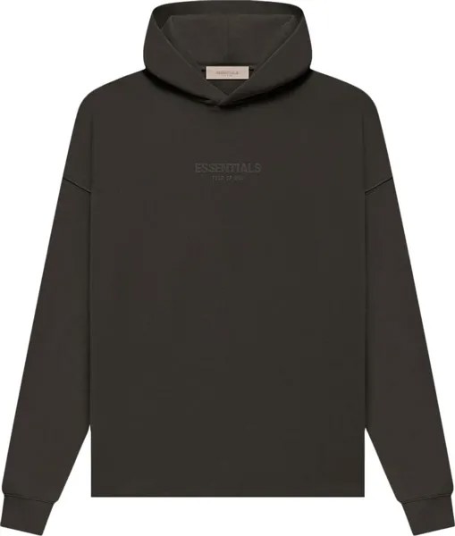 Худи Fear of God Essentials Relaxed Hoodie 'Off Black', черный