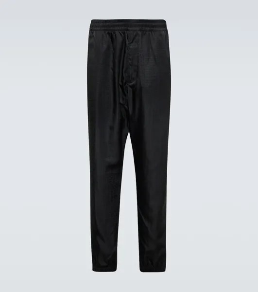 Жаккардовые спортивные брюки 4G Givenchy, черный