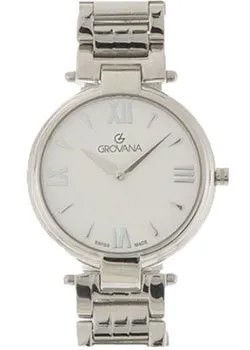 Швейцарские наручные  женские часы Grovana 4576.1132. Коллекция DressLine