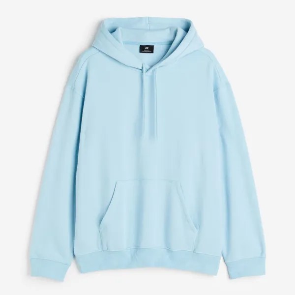 Толстовка H&M Relaxed Fit, голубой