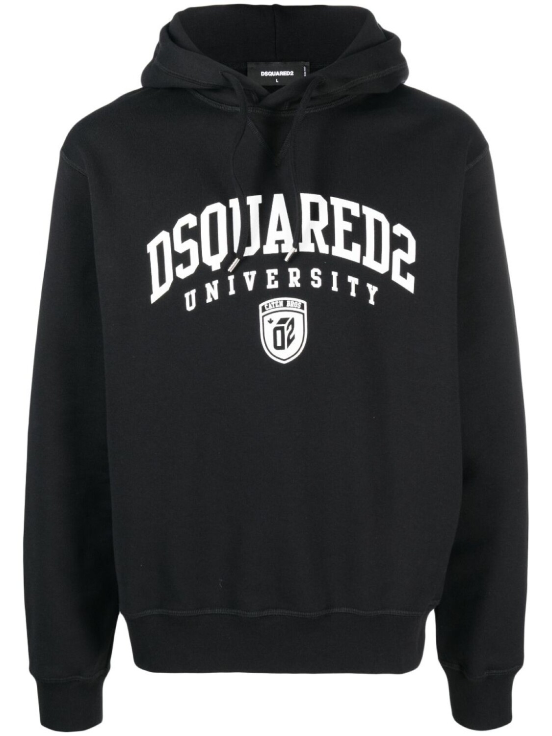 DSQUARED2 худи с логотипом, черный