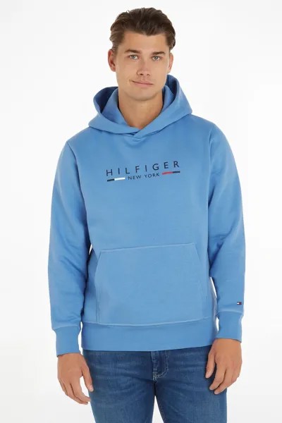 Худи синего цвета Нью-Йорк Tommy Hilfiger, синий