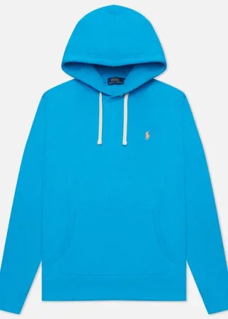 Мужская толстовка Polo Ralph Lauren Embroidered Pony Fleece Hoodie, цвет голубой, размер L