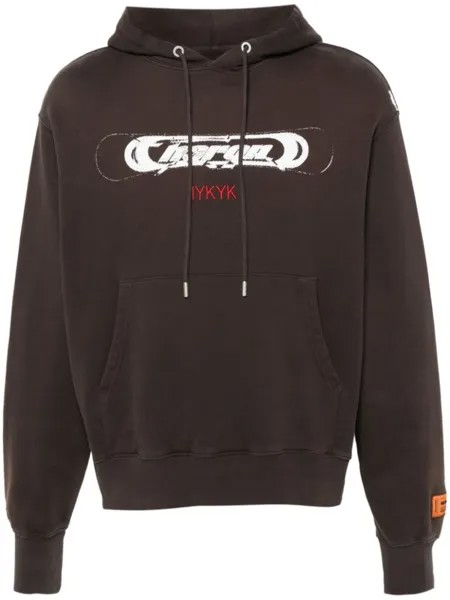 Heron Preston худи HP IYKYK, коричневый