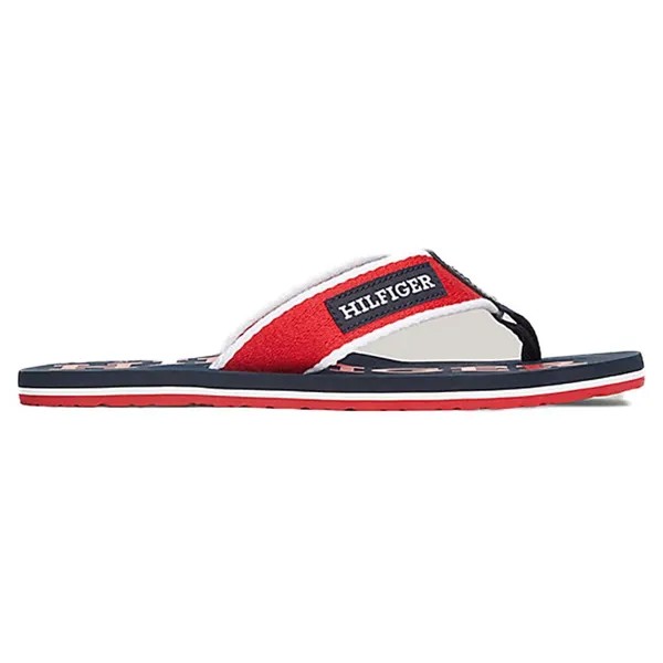 Шлепанцы Tommy Hilfiger Patch Beach, красный
