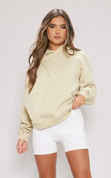 PrettyLittleThing Sage Oversized толстовка с капюшоном