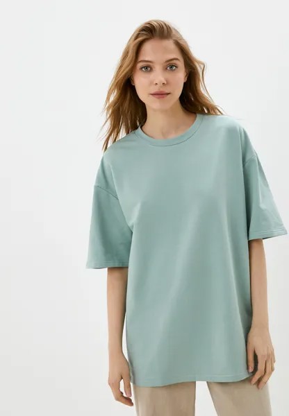 Футболка женская ZAVI oversize бирюзовая 50-52 RU
