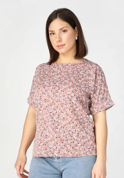 Блуза с цветочным принтом 