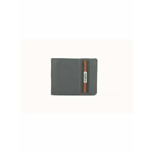 Бумажник Mano, фактура гладкая, серый