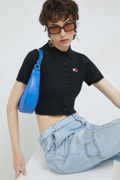 Кардиган Tommy Jeans, черный