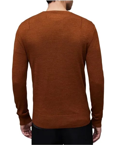 Свитер AllSaints Mode Merino Crew Sweater, цвет Rust Brown Marl