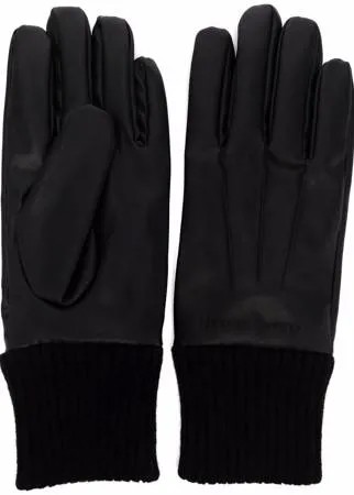 Armani Exchange перчатки с тисненым логотипом