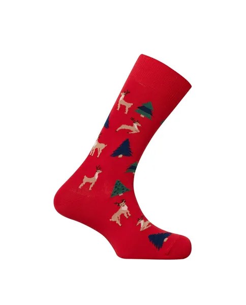 Хлопковые носки - Рождество. Сделано в Испании Punto Blanco, красный