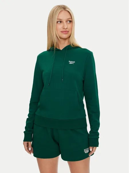 Толстовка regular fit Reebok, зеленый