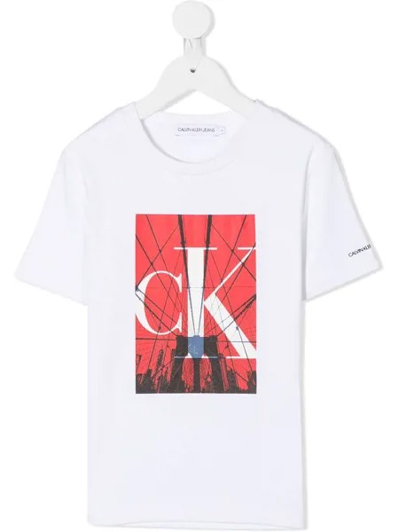 Calvin Klein Kids футболка с логотипом