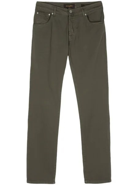 Moorer джинсы Credi slim-cut, зеленый