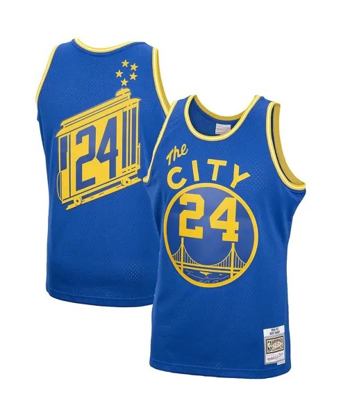 Мужская майка Rick Barry Royal Golden State Warriors 1966-67 Hardwood Classics Swingman Mitchell & Ness