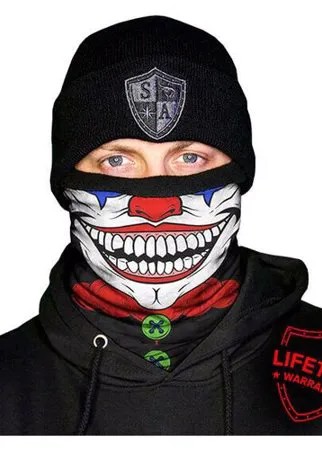Шарф-труба SA Fleece Clown (с черепом)