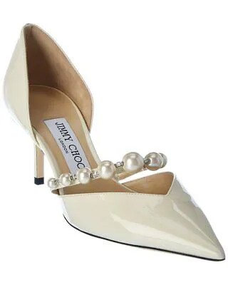 Jimmy Choo Aurelie 65 Патентные туфли женские белые 40