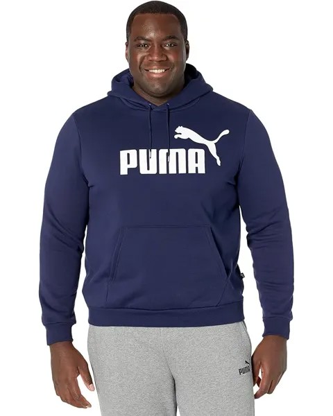 Худи PUMA Big & Tall Essentials Big Logo Fleece, цвет Peacoat
