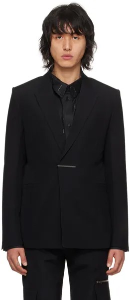 Черный пиджак узкого кроя Givenchy