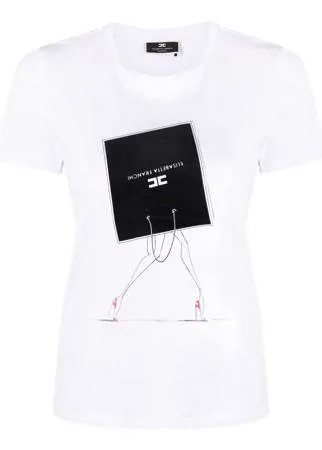Elisabetta Franchi футболка с логотипом
