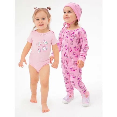 Комплект одежды playToday, размер 80, фиолетовый