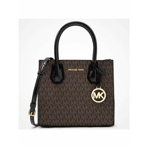 Сумка тоут MICHAEL KORS, коричневый, черный