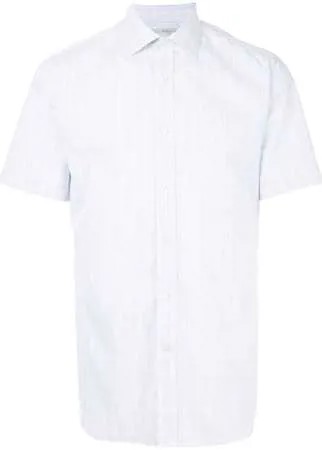 Gieves & Hawkes short sleeve checked shirt