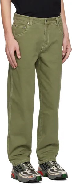 Зеленые классические джинсы Dime