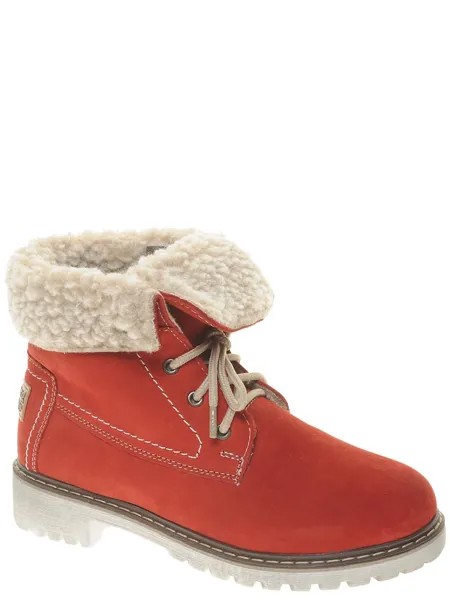 Ботинки Shoiberg женские зимние, размер 37, цвет красный, артикул 807-02-01-15
