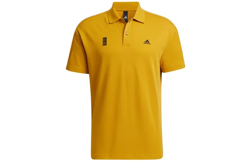 Рубашка поло мужская золотая Adidas, цвет Gold