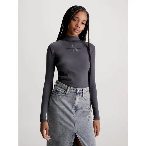 Лонгслив Calvin Klein Jeans, размер XL, серый