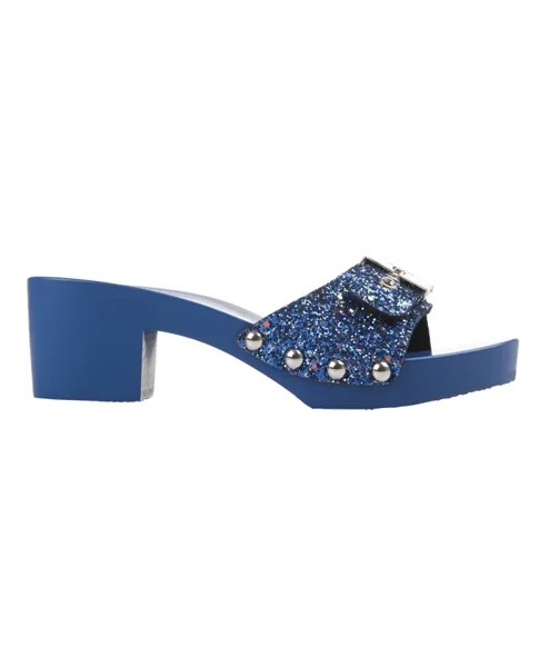 Босоножки с блестками Blueberry Khrisjoy, синий